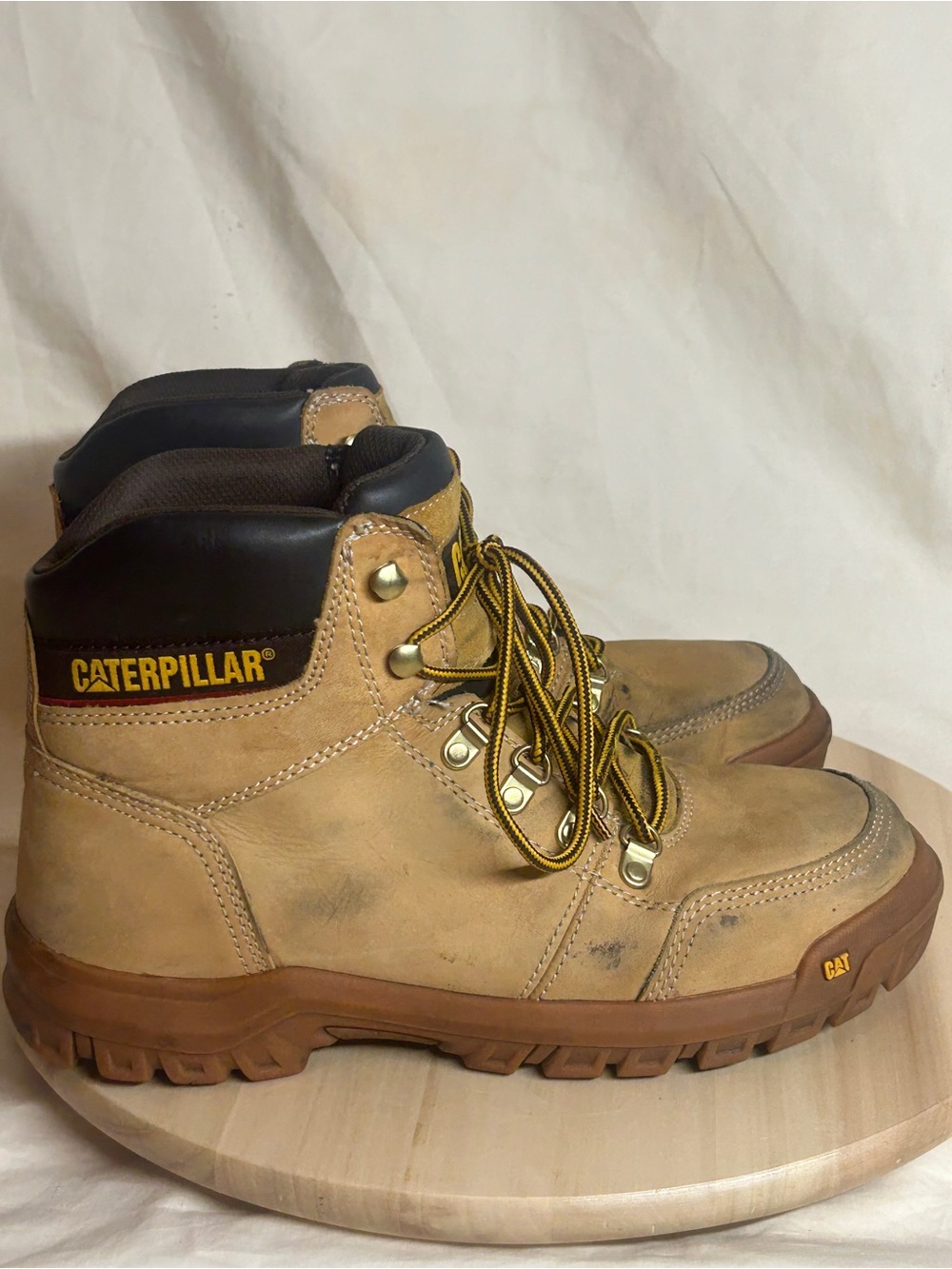 Caterpillar Outline Soft Toe Work Boots Men’s Size 10M Medium
